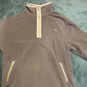 1/4 zip mock neck pull over TNA polar fleece 200